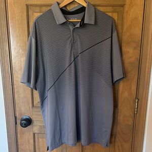 Under Armour Men's Polo in Black and Gray
